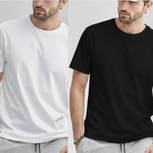 Solid t-shirt (black & White)