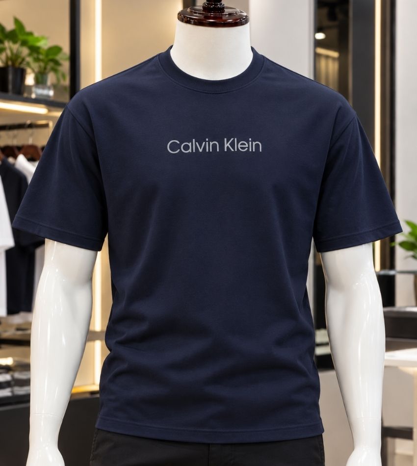 CK Drop shoulder t-shirt - Navy Blue